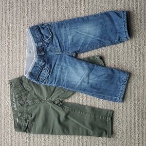 Set of two baby Gap bottoms, size 12-18m